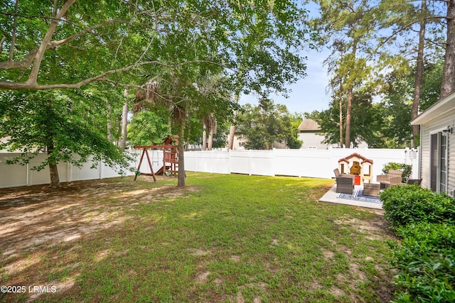 106 Winyah Way, Beaufort, SC 29906 - view of yard with a playground and a patio