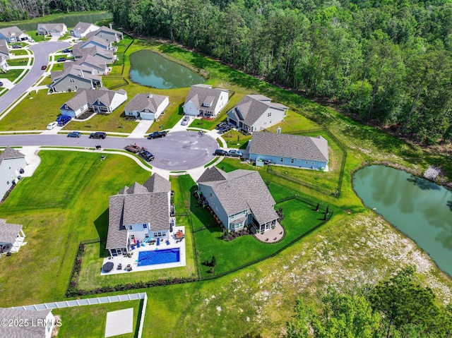 276 Monument St, Ridgeland, SC 29936 - aerial perspective of suburban area featuring a large body of water
