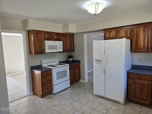 kitchen with white appliances