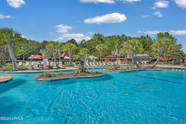 view of swimming pool