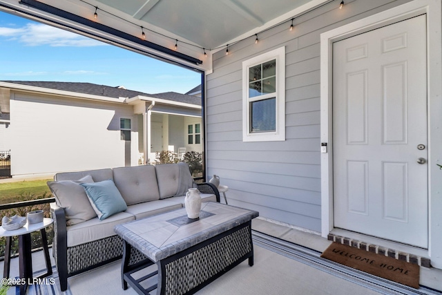 view of patio / terrace featuring outdoor lounge area