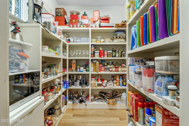 view of pantry