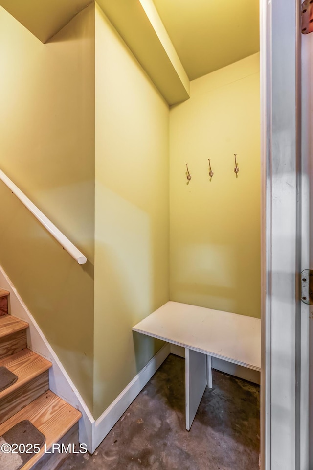 77 Tuscarora Ave, Beaufort, SC 29907 - mudroom with unfinished concrete flooring