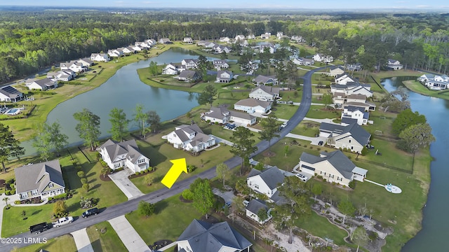 9 Daffodil Farm Way, Bluffton, SC 29910 - view of property location with a heavily wooded area, nearby suburban area, and a nearby body of water