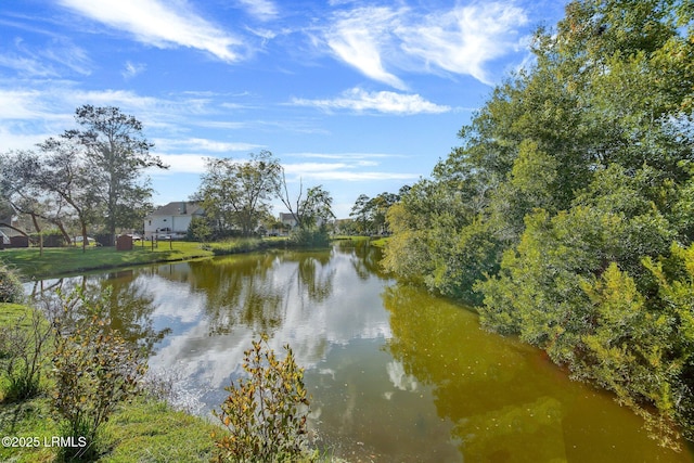 view of water feature