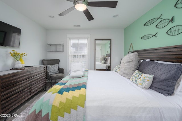 123 Sandcastle Ct, Hilton Head Island, SC 29928 - bedroom with a ceiling fan