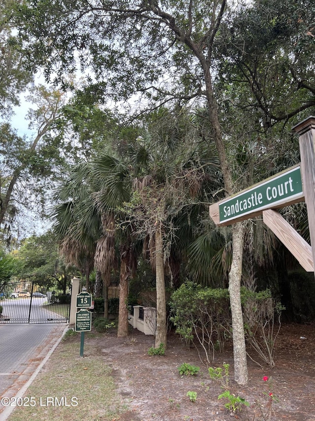 123 Sandcastle Ct, Hilton Head Island, SC 29928 - exterior view of a gate