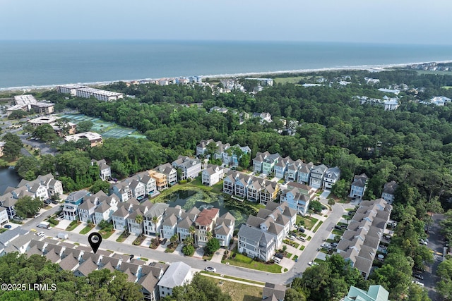 123 Sandcastle Ct, Hilton Head Island, SC 29928 - view of property location featuring a large body of water and nearby suburban area