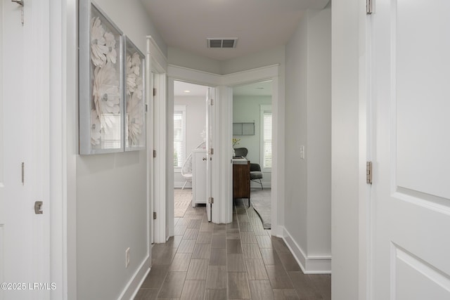 123 Sandcastle Ct, Hilton Head Island, SC 29928 - corridor featuring an office area and baseboards