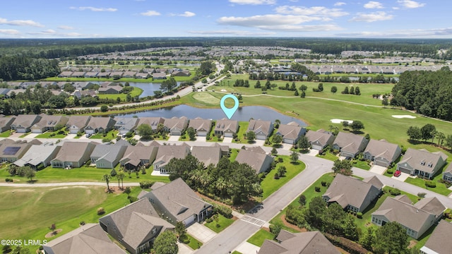509 Nautical Ln, Okatie, SC 29909 - aerial view of property and surrounding area with nearby suburban area, a nearby body of water, and a golf club