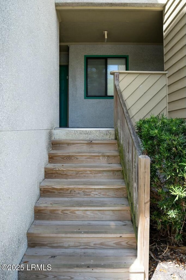 view of staircase