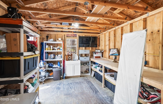 view of storage room