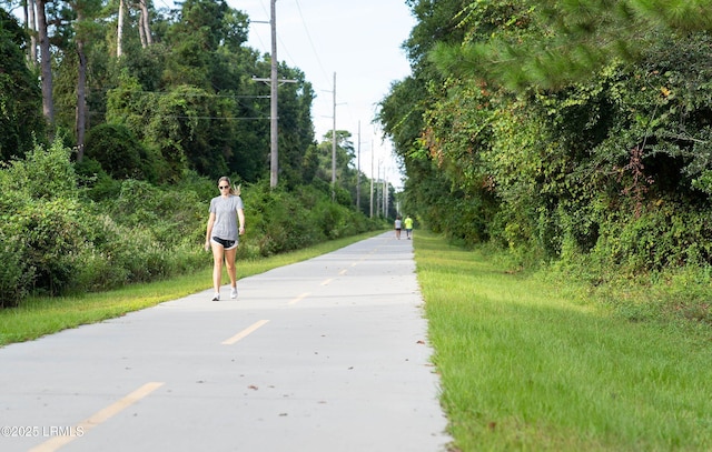 view of road