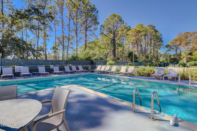 view of pool