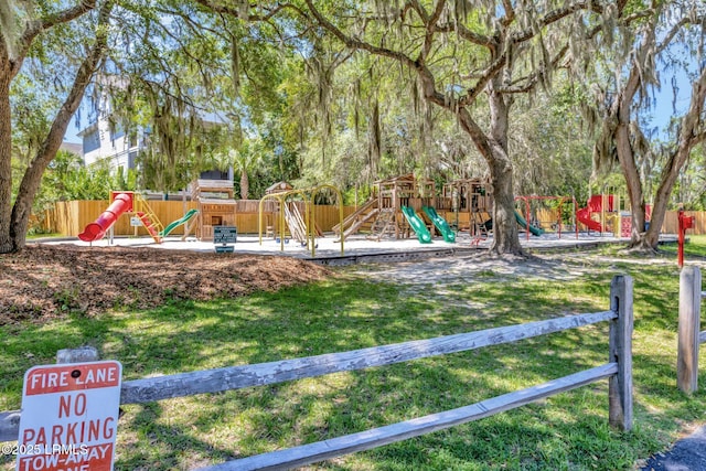 40 Folly Field Rd Unit G1, Hilton Head Island, SC 29928 - view of yard featuring a playground