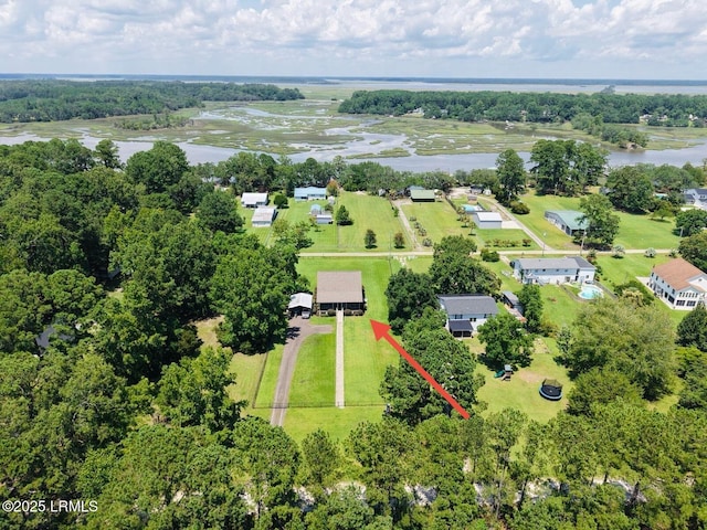 189 Deloss Point Rd, Ridgeland, SC 29936 - aerial view of property's location featuring a large body of water