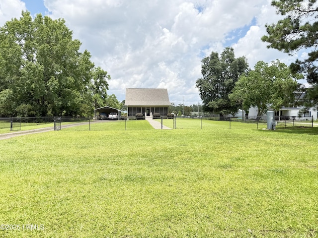 189 Deloss Point Rd, Ridgeland, SC 29936 - view of yard featuring a carport