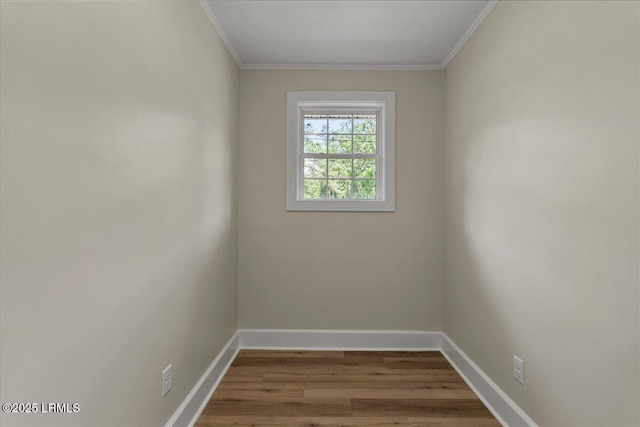 1730 Battery Park Dr, Port Royal, SC 29935 - empty room featuring ornamental molding and wood finished floors