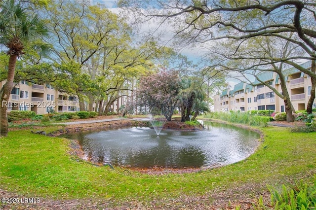 view of water feature