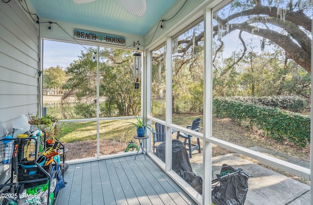 104 Grande Oaks, Beaufort, SC 29906 - unfurnished sunroom with a healthy amount of sunlight