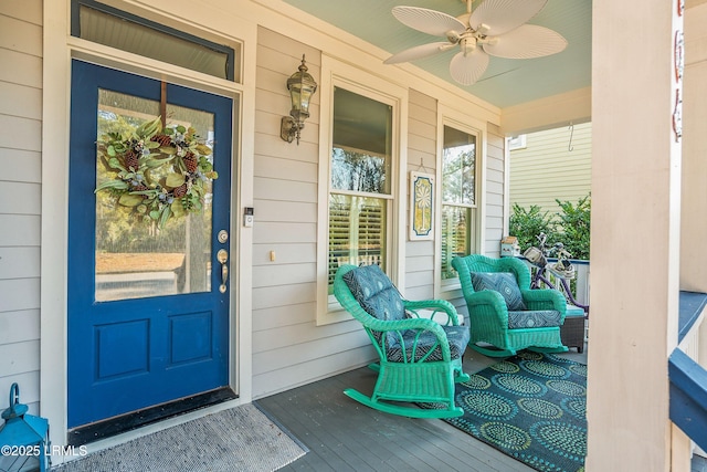 104 Grande Oaks, Beaufort, SC 29906 - property entrance featuring ceiling fan