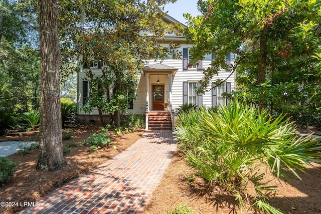 view of front of home