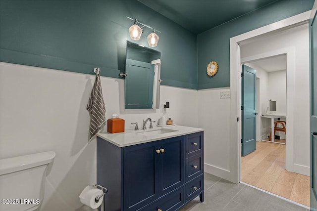 602 Huguenin Dr, Beaufort, SC 29902 - bathroom featuring vanity and tile patterned floors