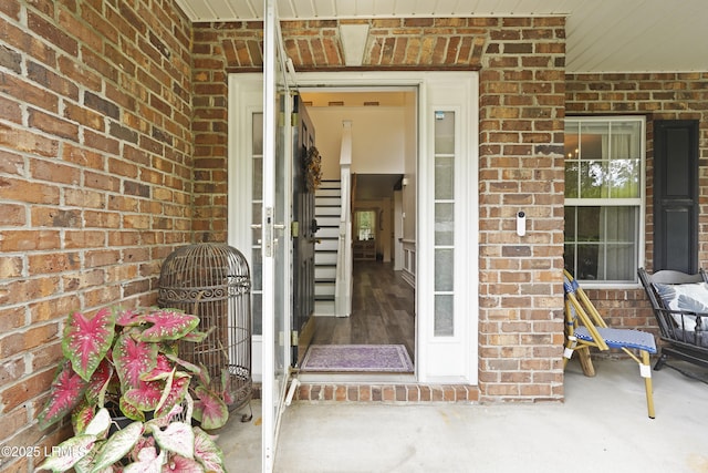 249 Hitching Post Cres, Bluffton, SC 29910 - doorway to property with brick siding