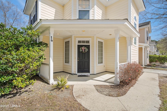 16 Maidencane St, Bluffton, SC 29910 - property entrance featuring covered porch