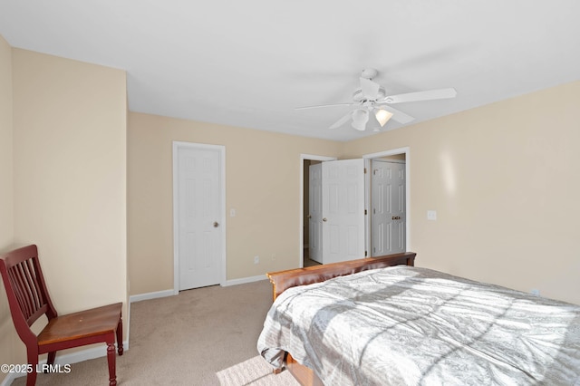 16 Maidencane St, Bluffton, SC 29910 - bedroom featuring light colored carpet, baseboards, and a ceiling fan