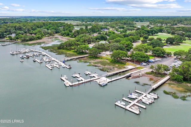 71 Peninsula Dr, Hilton Head Island, SC 29926 - drone / aerial view of a marina and a large body of water
