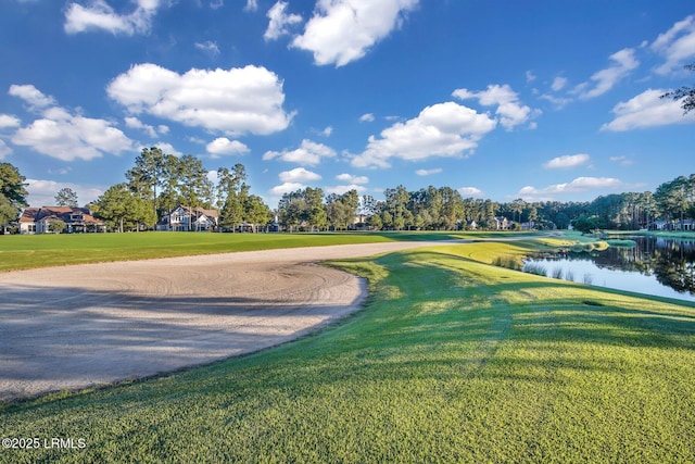 33 Paxton Cir, Bluffton, SC 29910 - surrounding community with a lawn and a water view