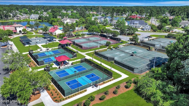 33 Paxton Cir, Bluffton, SC 29910 - drone / aerial view with a residential view and a water view