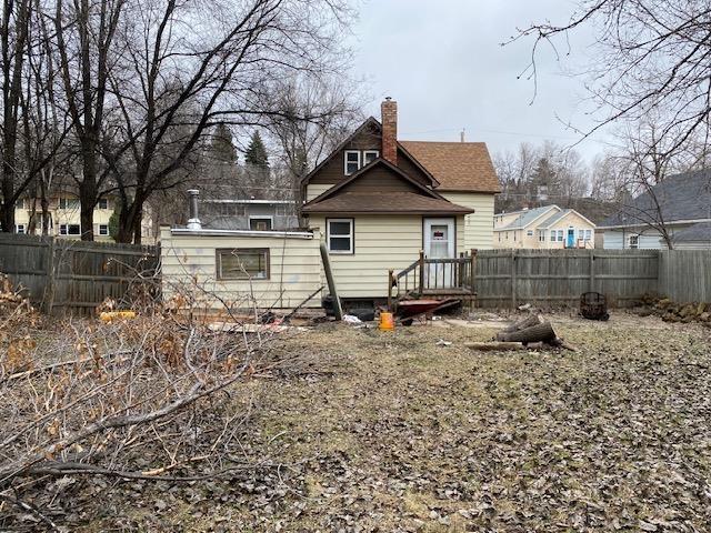 view of rear view of house