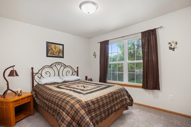 bedroom featuring carpet floors