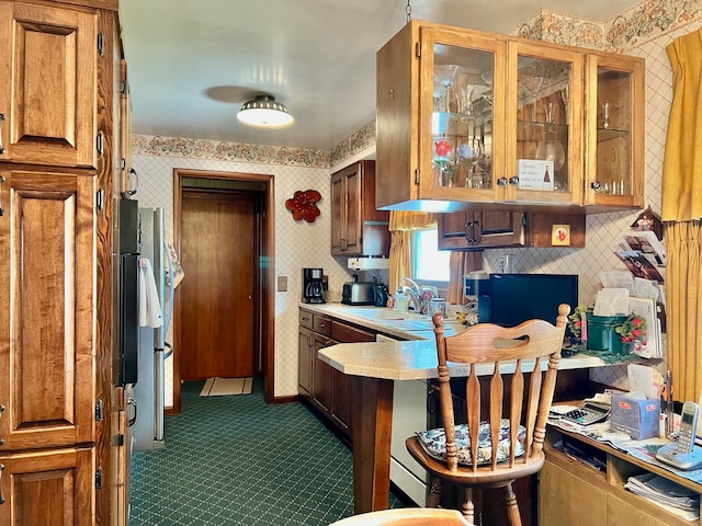 kitchen featuring sink