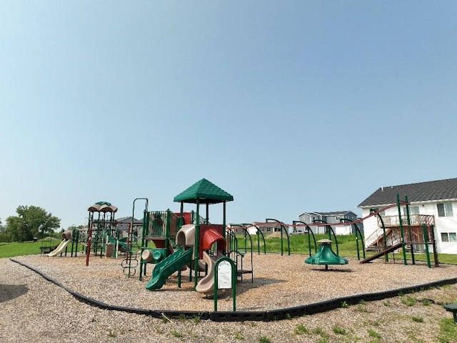 view of jungle gym