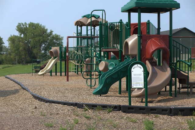 view of play area