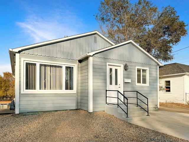 view of rear view of property