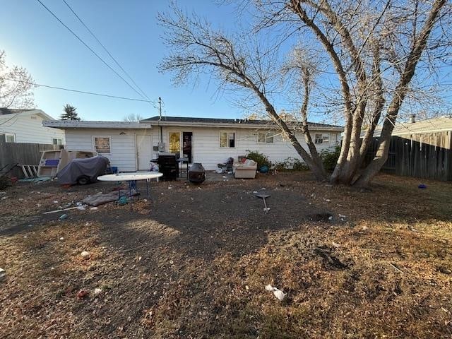 view of rear view of property