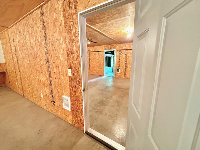 6 4th Ave, Towner, ND 58788 - corridor with finished concrete flooring