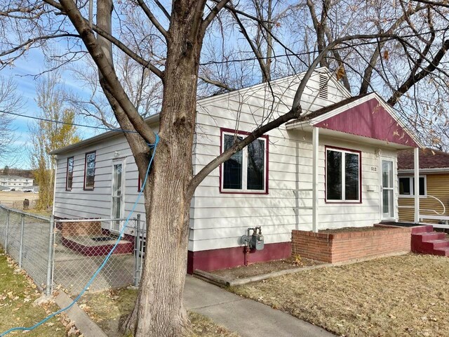 view of side of home