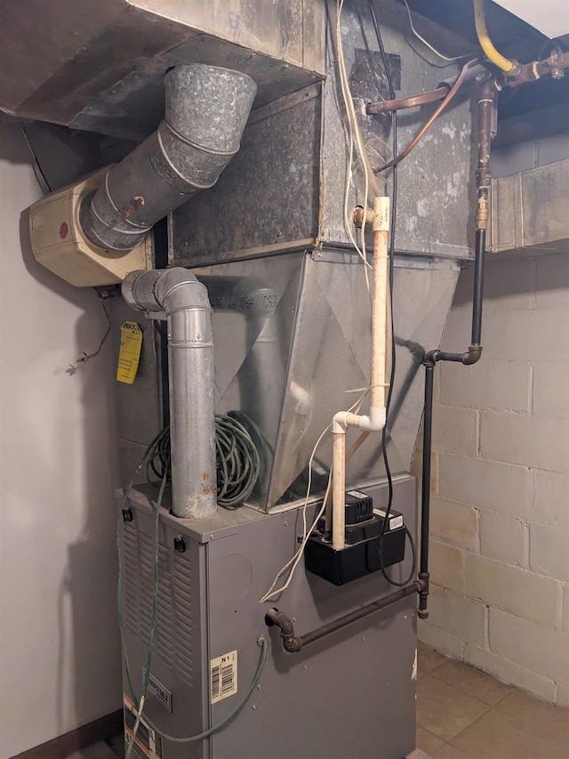 view of utility room