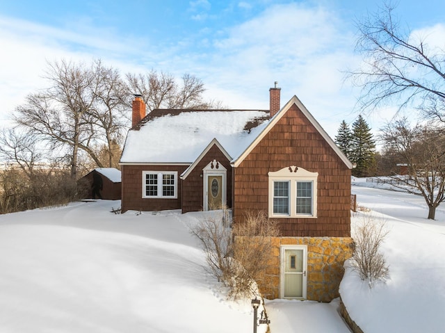 view of front of home