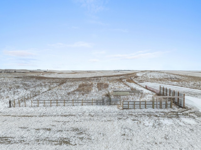 view of property's community with a rural view