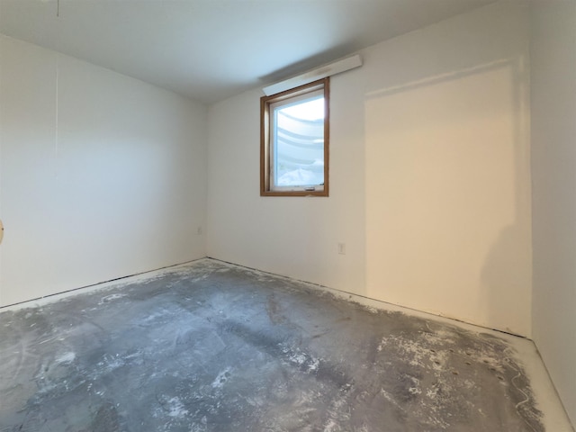 empty room featuring concrete floors