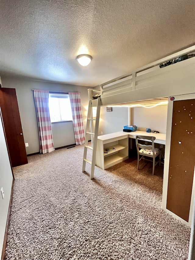 8411 County Road 19, Minot, ND 58701 - bedroom with a textured ceiling and carpet floors