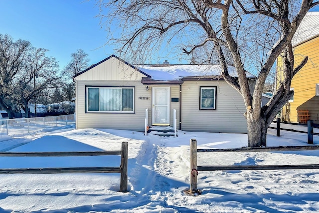 view of ranch-style house