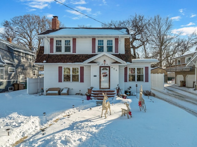 view of front of home