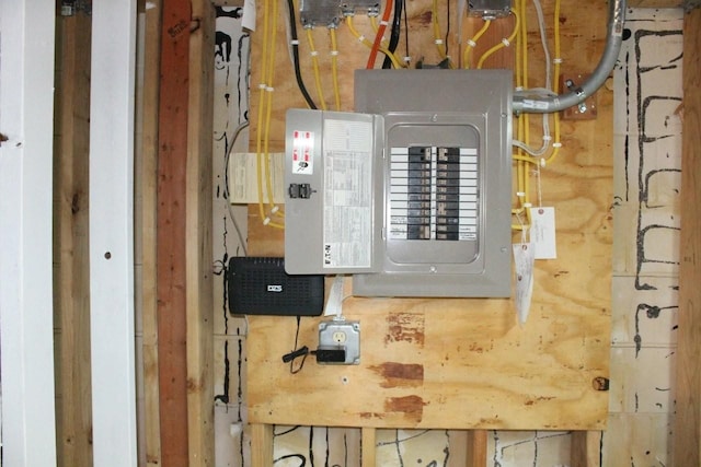 utility room featuring electric panel